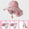Kids Mesh Fisherman Hat UV Protection Wide Brim