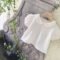 Korean Baby Girl Cute Collar Short Sleeve Top