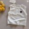 Korean Baby Striped Cross Sleeveless Vest Round Neck