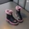 Korean Girls Faux Fur Winter Snow Boots 6-18y