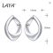LAYA Oval Drop Earrings 925 Silver Mother’s Day