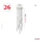 LED Chandelier Staircase Chandelier Crystal Light Modern Loft