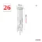 LED Chandelier Staircase Chandelier Crystal Light Modern Loft