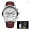 LIGE 2024 Sports Waterproof Luminous Chronograph Mens Watch