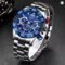 LIGE 2024 Sports Waterproof Luminous Chronograph Mens Watch