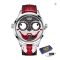 LIGE 2025 Creative Clown Fashion Quartz Mens Watch