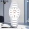 LIGE Ceramic Women’s Luxury Quartz Watch Vintage