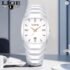 LIGE 2023 Leather Chronograph Waterproof Sport Watch