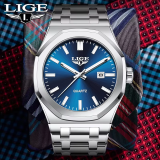 LIGE Luxury Men’s Business Quartz Watch