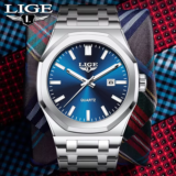 LIGE Luxury Men’s Business Quartz Watch