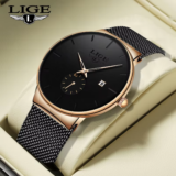 LIGE ultra thin luxury men’s watch