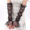 Long Lace Mesh Fingerless Gloves Summer Sunscreen Sleeves