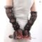 Long Lace Mesh Fingerless Gloves Summer Sunscreen Sleeves