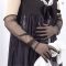 Long Sheer Tulle Gloves Ultra Thin Stretchy Mesh