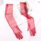 Long Sheer Tulle Gloves Ultra Thin Stretchy Mesh