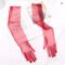Long Sheer Tulle Gloves Ultra Thin Stretchy Mesh