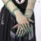 Long Sheer Tulle Gloves Ultra Thin Stretchy Mesh