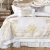 Luxury Egyptian Cotton Gold Embroidery Palace Bedding Set
