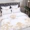 Luxury Egyptian Cotton Gold Embroidery Palace Bedding Set