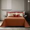 Luxury Flowers Embroidery Egyptian Cotton Bedding Set