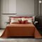Luxury Flowers Embroidery Egyptian Cotton Bedding Set