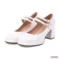 Mary Janes Block Heels Large Size Women Pumps