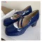 Mary Janes Block Heels Large Size Women Pumps