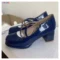 Mary Janes Block Heels Large Size Women Pumps