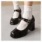 Mary Janes Block Heels Large Size Women Pumps