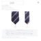 Men’s England Stripes Jacquard Woven 6cm Necktie