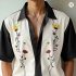Summer Men’s Linen Flip-over Beach Shirt Long Sleeve