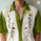 Men’s Hawaiian Grid Short Sleeve Flap Collar Shirt