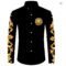 Men’s Lion Palm Graphic Long Sleeve Button Shirt