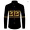 Men’s Lion Palm Graphic Long Sleeve Button Shirt