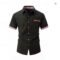 Men’s Pink Hawaiian Lapel Short Sleeve Shirt 5XL