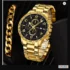 OLEVS Quartz Watch Diamond Bezel Date Watch Women