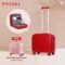 Mixi 16-Inch Lightweight Polycarbonate Carry-On Spinner Suitcase 34L
