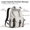 Mixi 18-Inch Waterproof Travel Laptop Backpack