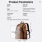 Mixi 18-Inch Waterproof Travel Laptop Backpack