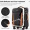 Mixi 20-Inch Oxford Carry-On Spinner Luggage