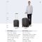 Mixi Aluminum-Frame Hardside Carry-On Spinner Rolling Travel Suitcase