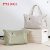Mixi Expandable Travel Weekender Tote with Shoes Compartment