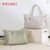 Mixi Expandable Travel Weekender Tote with Shoes Compartment