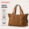 Mixi Expandable Travel Weekender Tote with Shoes Compartment