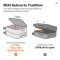 Mixi Front Opening PC Aluminum Frame Suitcase