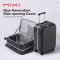 Mixi Front Opening PC Aluminum Frame Suitcase