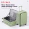 Mixi Front Opening PC Aluminum Frame Suitcase