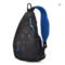 Mixi One Shoulder Chest Bag Men Travel Black