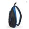 Mixi One Shoulder Chest Bag Men Travel Black