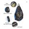 Mixi One Shoulder Chest Bag Men Travel Black